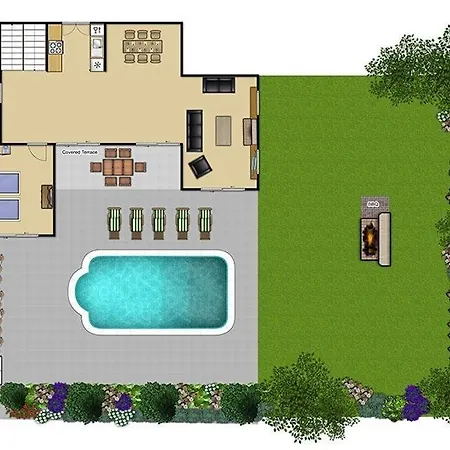 Sleeps 8 Pool Air Con Wifi *